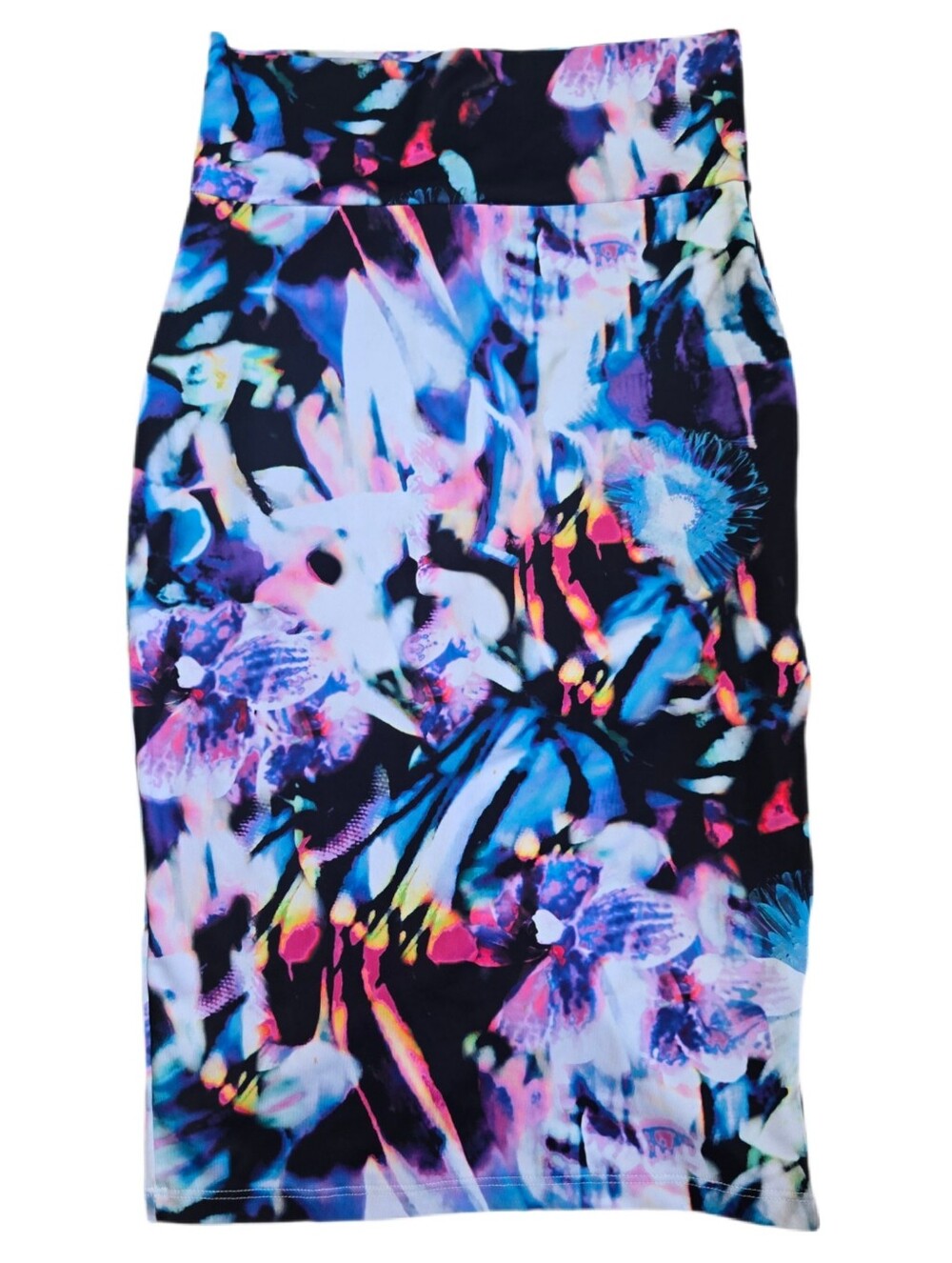 Bebe printed midi pencil skirt